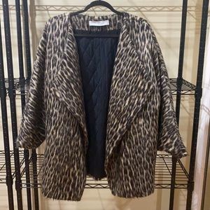 One day sale IRO animal leopard print coat jacket